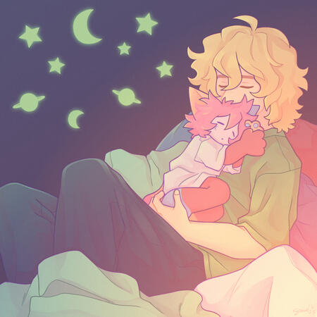 my OC Kipi with a friends OC!